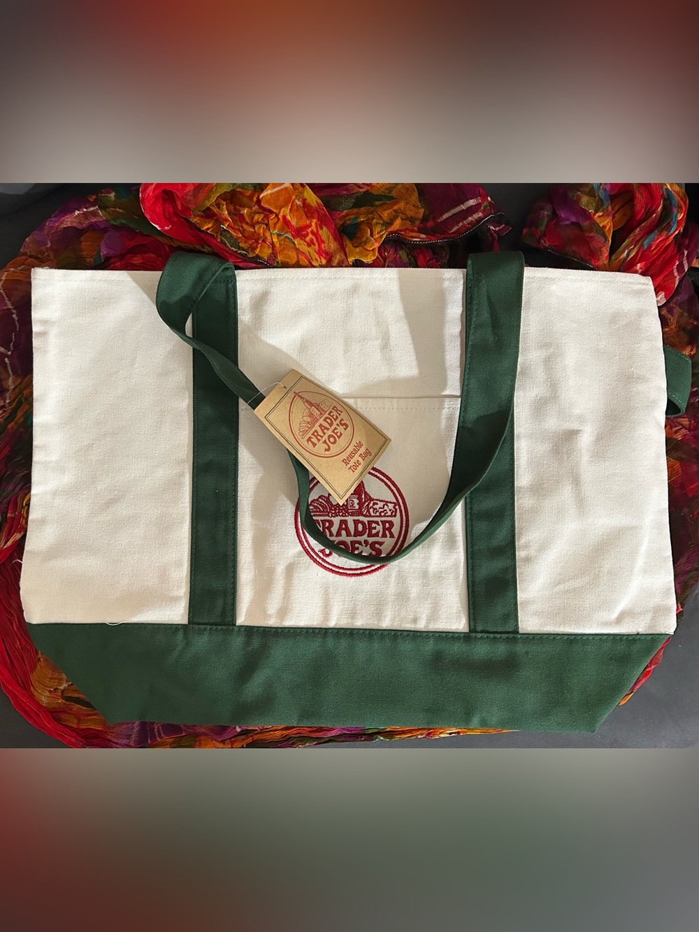 Trader Joe's Limited Edition Large Canvas Tote Bag